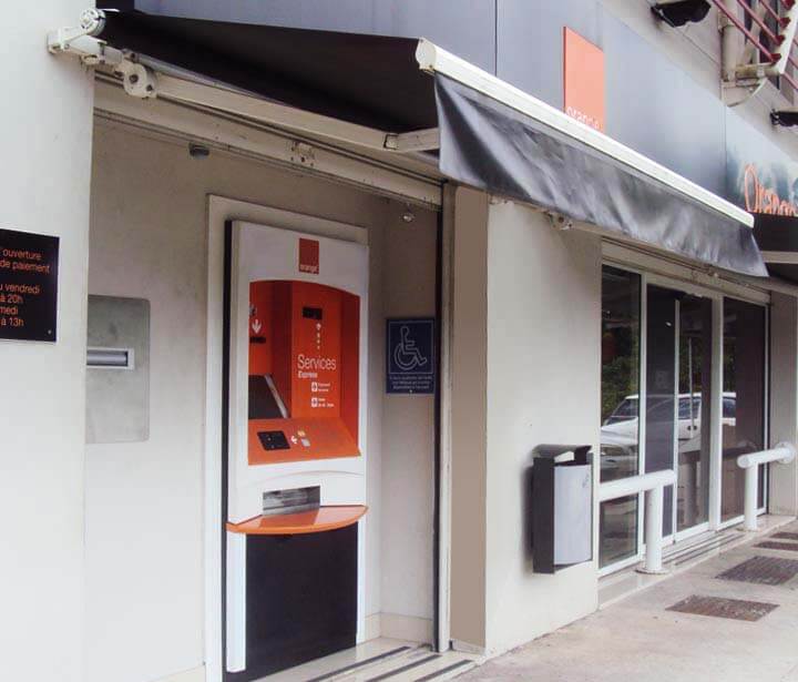 Automate de paiement orange