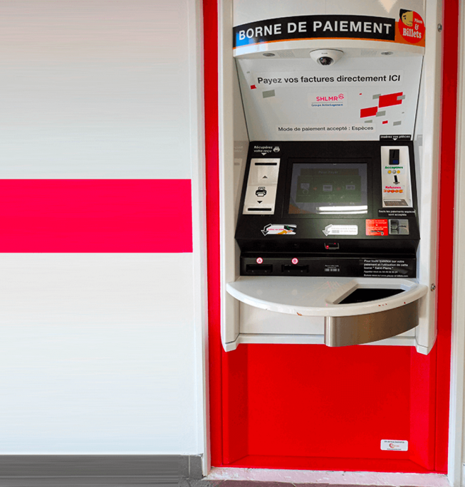 borne interactive de paiement