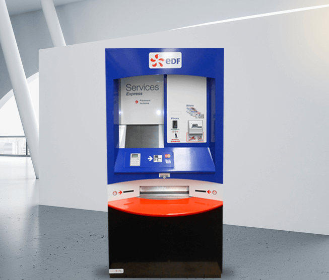 borne de paiement tactile