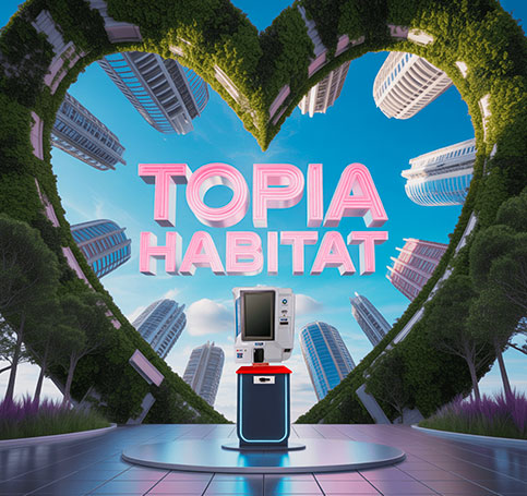 TOPIA HABITAT : BORNE DE PAIEMENT AUTOMATIQUE